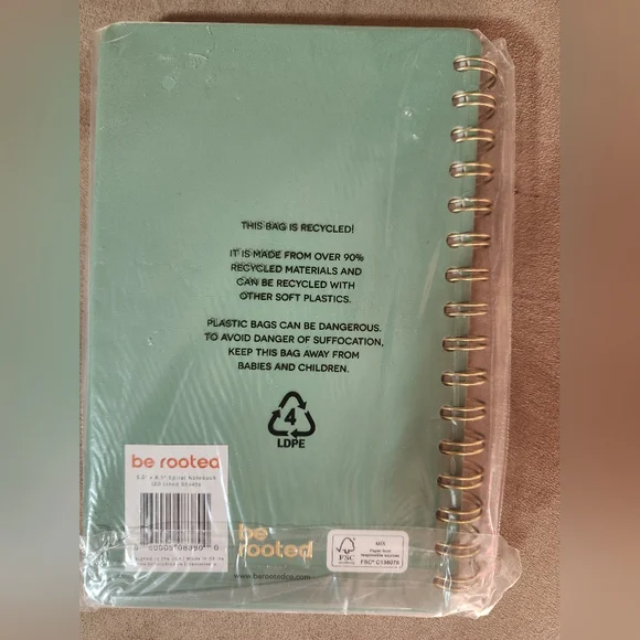 "Be Rooted" spiral journal - Picture 2 of 5